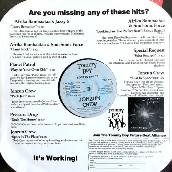 The Jonzun Crew - Lost In Space - Image 7